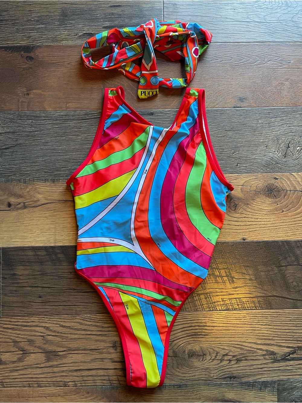 NWT Pucci cheeky one piece women’s swimsuit size large